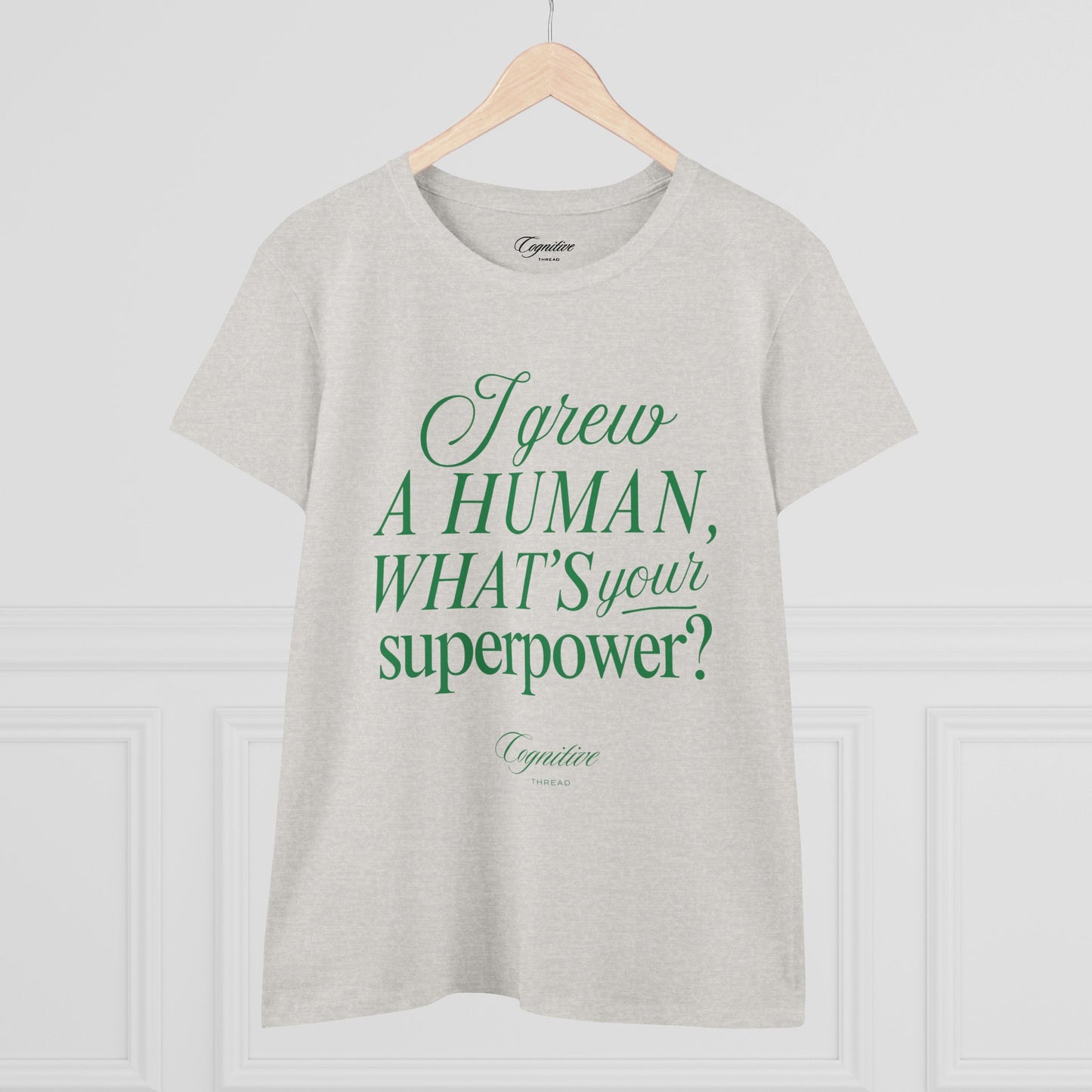 Women's "Superpower" Cotton Tee