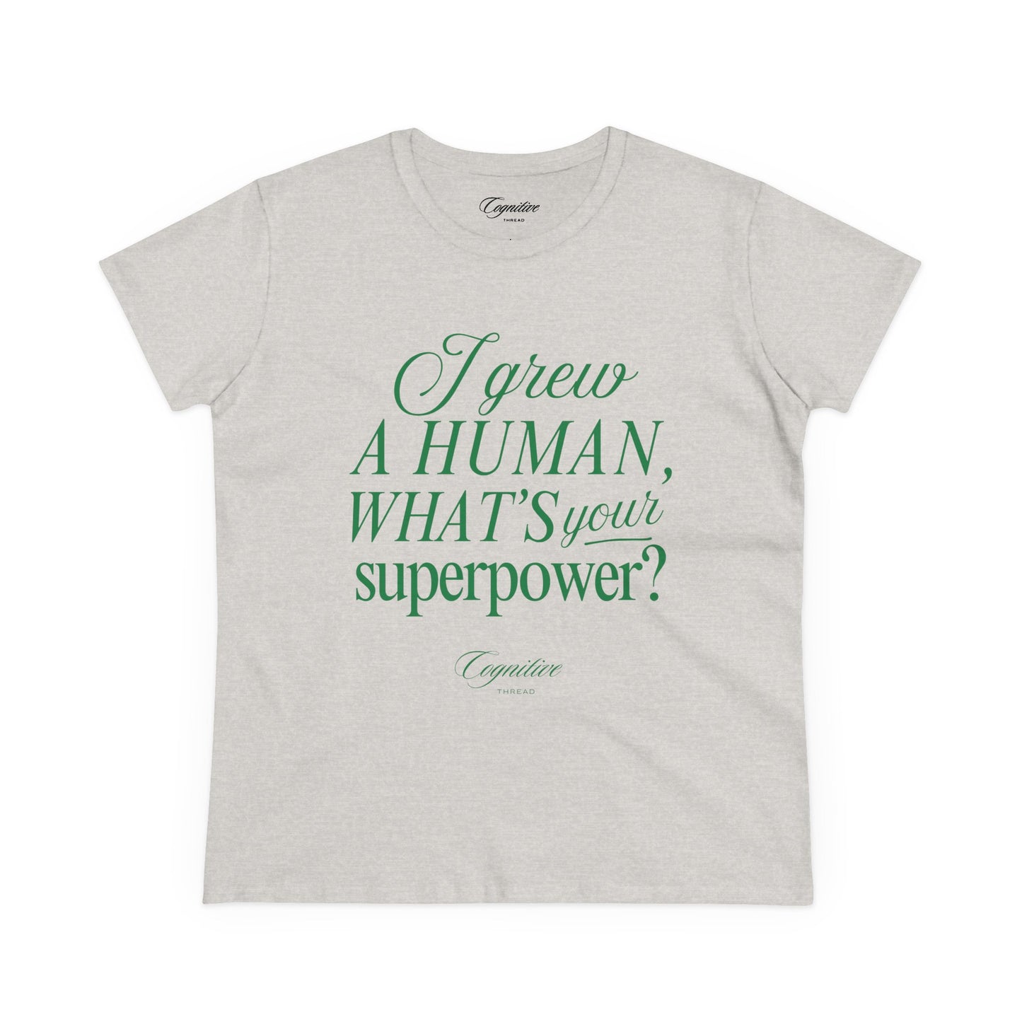 Women's "Superpower" Cotton Tee