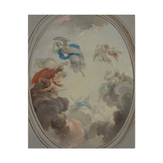 "Allegory of Government" de Wit Canvas Reproduction